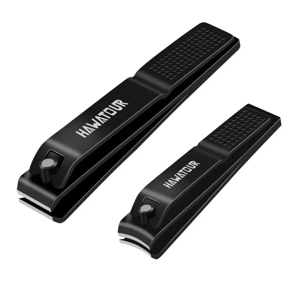 HAWATOUR Nail Clippers Set Ultra Sharp Sturdy Fingernail and Toenail Clipper